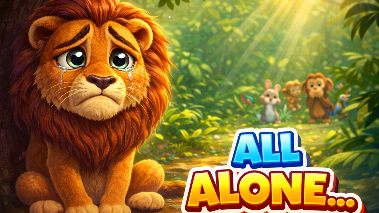 The Angry Lion Story for Kids 🦁 | Kind Words & Friendship | Bedtime Moral Story #lion #moralstories