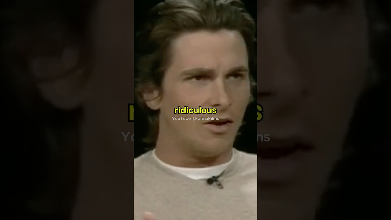Christian Bale Doesn&rsquo;t Like Patrick Bateman #shorts #christianbale #americanpsycho