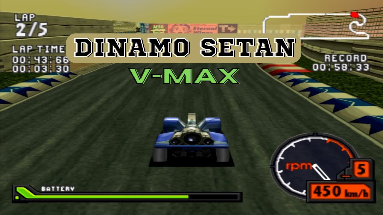 Tes Top Speed Kecepatan Suku Cadang Tamiya PS1 - Bakusou Kyodai Lets and Go Eternal Wings