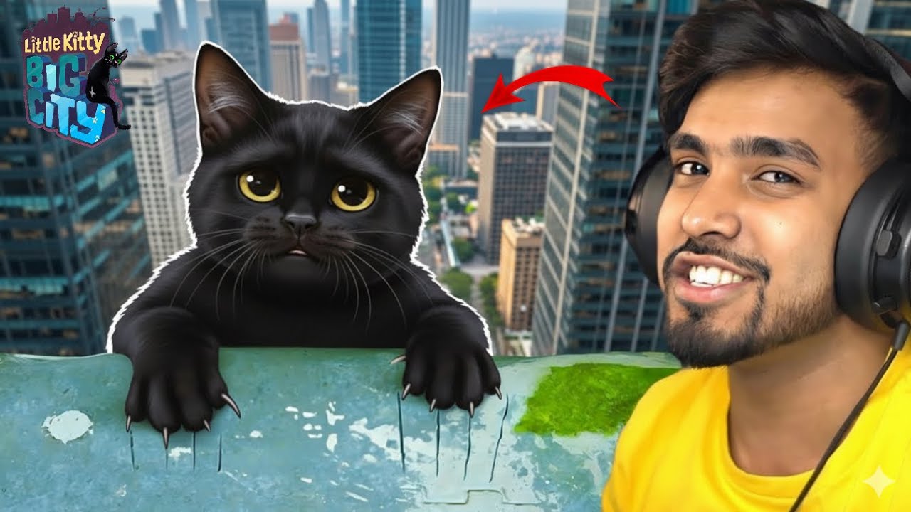 MY KITTY LOST IN BIG CITY | TECNO GAMERZ