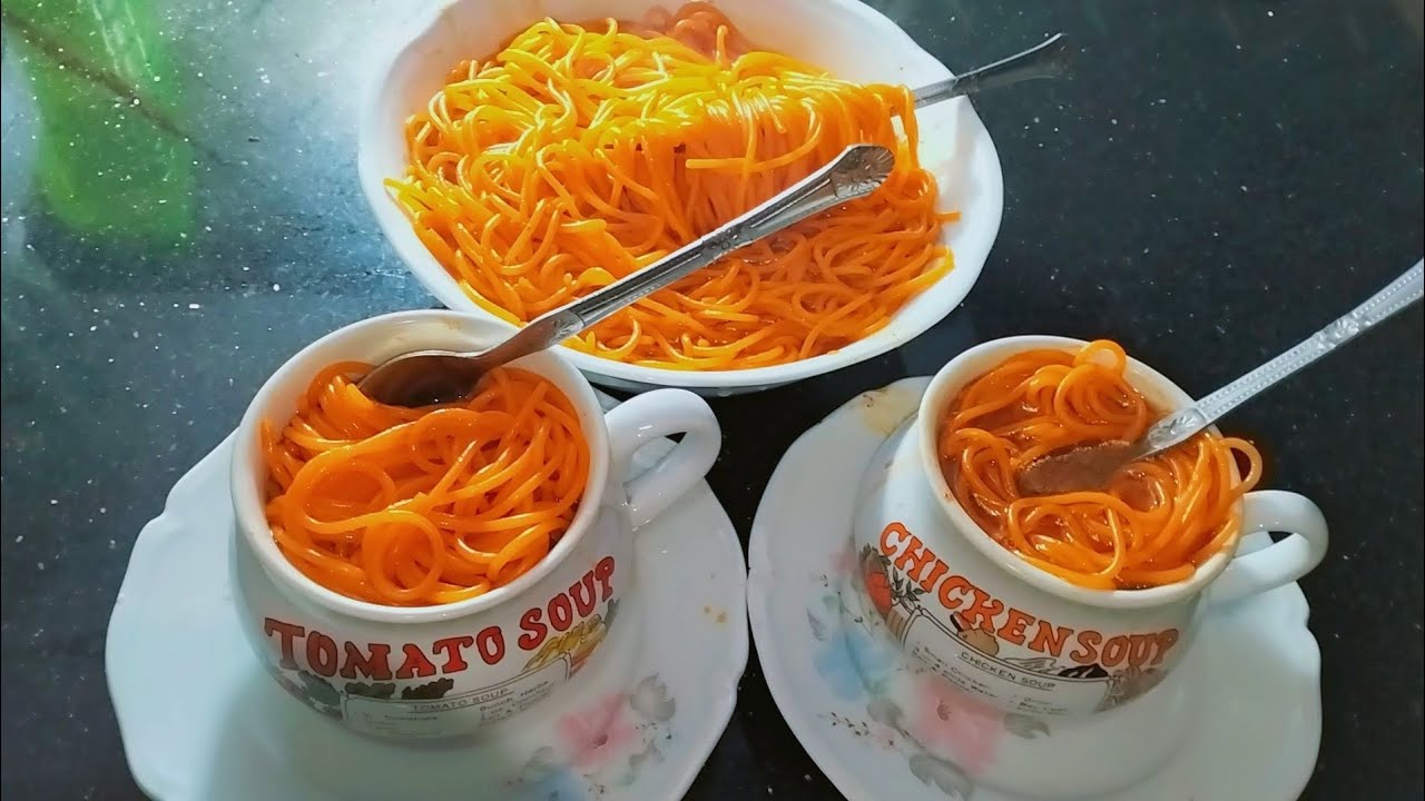 طريقه عمل الاندومي بيتي المكرونه الاسباجتي 👍🏻💯🔔😋✨🍝