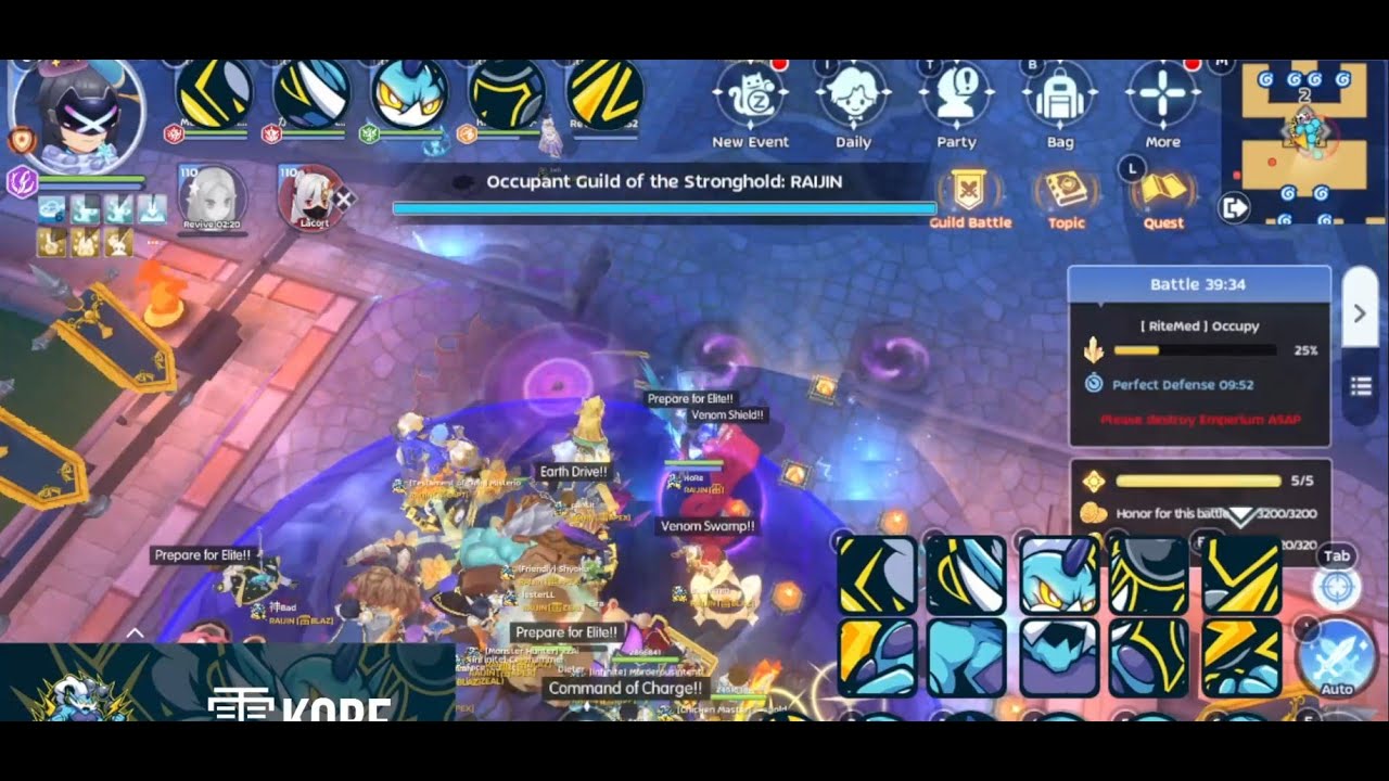 ⌈ RAIJIN GUILD - ROMC ⌋ - RAIJIN GUILD VS RITEMED, KKK, AGGRESSIVE ETC. ( UTILITY SC POV )