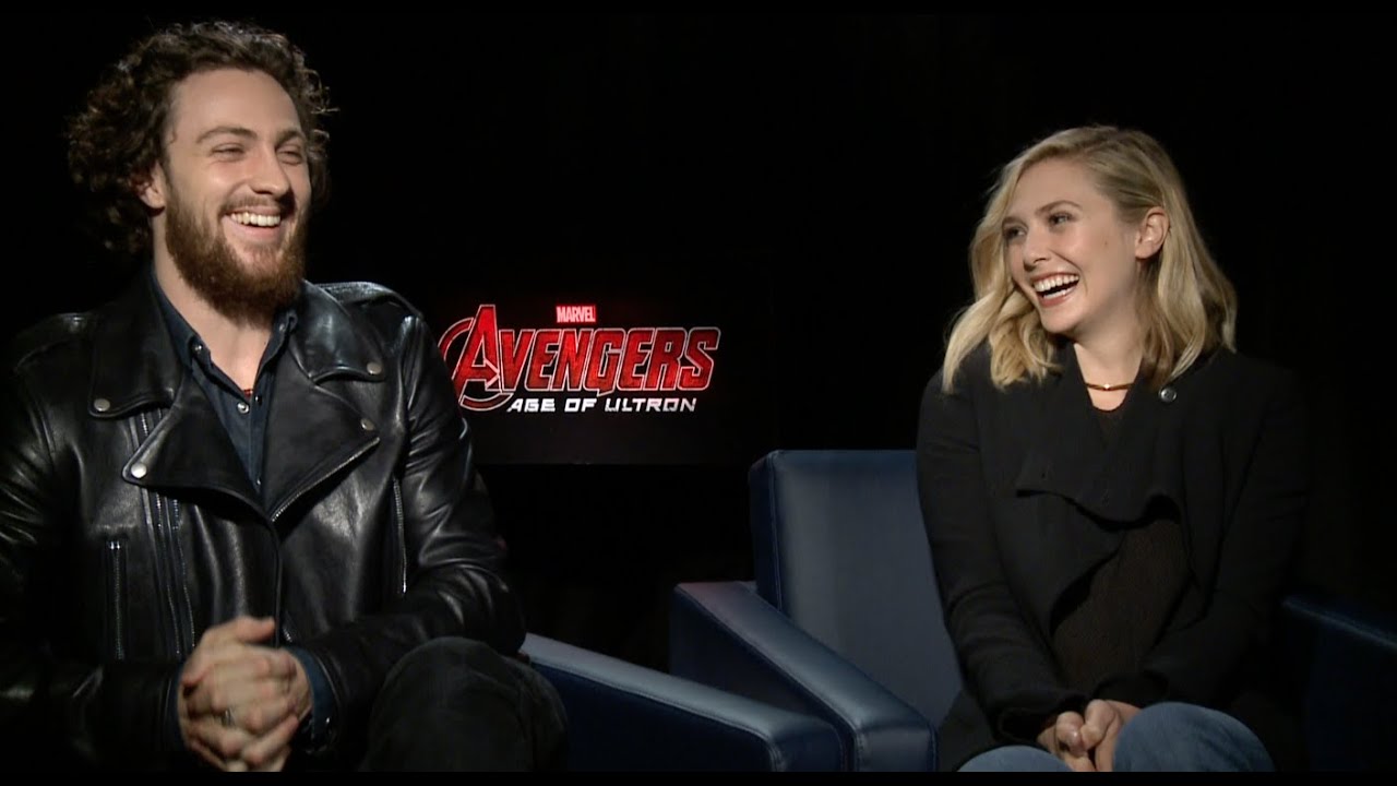 Aaron Taylor-Johnson and Elizabeth Olsen Interview - Avengers: Age of Ultron