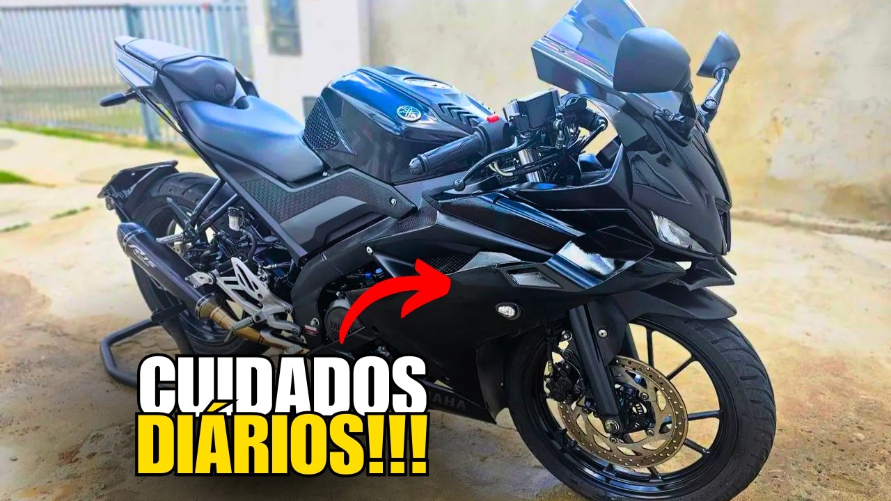 CUIDADOS ESSENCIAIS QUE VOCÊ DEVE TER PARA CUIDAR BEM DA YAMAHA YZF R15!!! - COMO CUIDAR DA R15