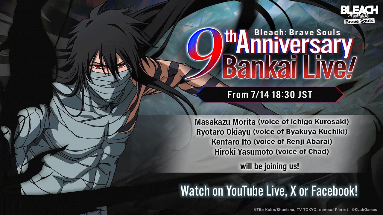 Bleach: Brave Souls 9th Anniversary Bankai Live!