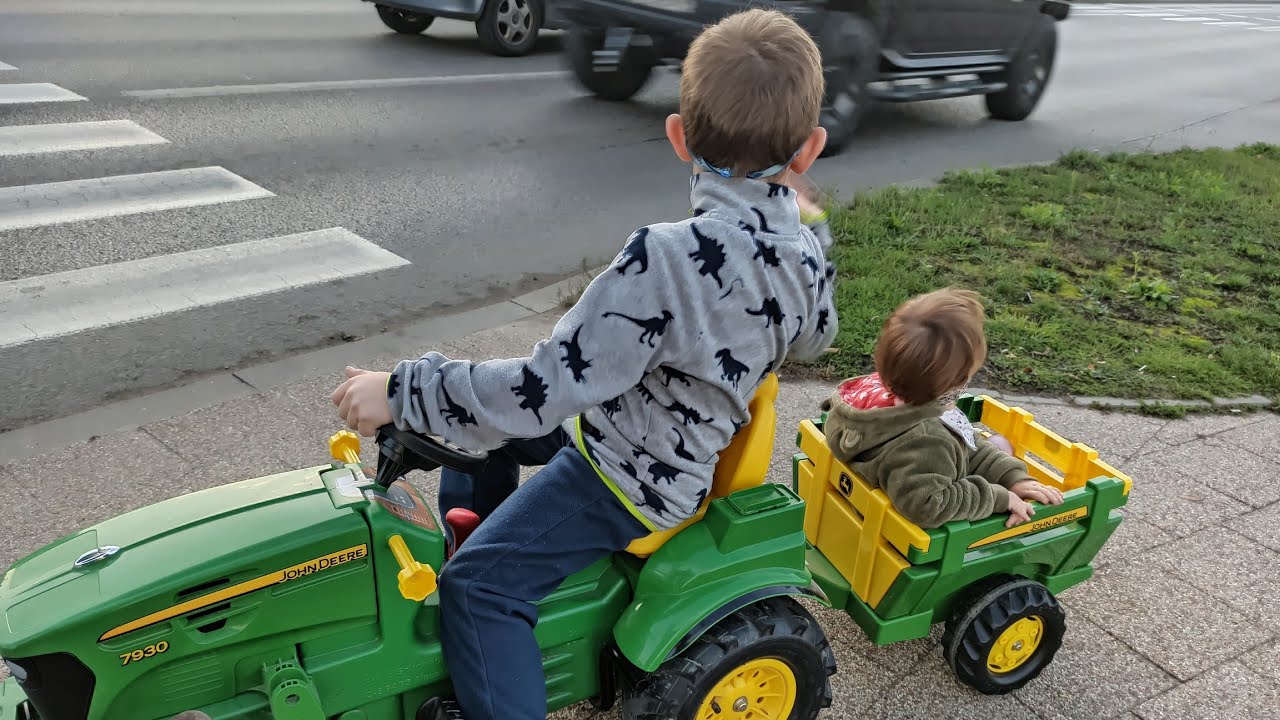 Wyprawa John Deere + przyczepa Rolly Toys