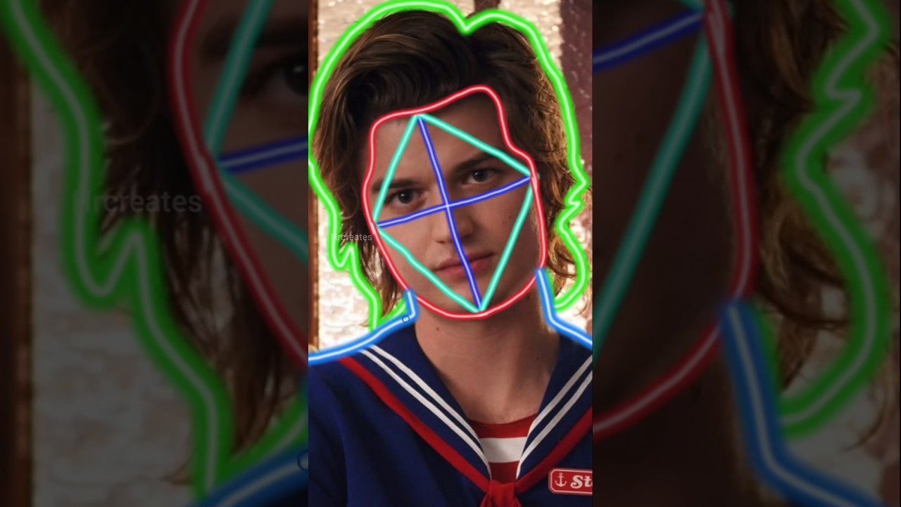 How to draw Steve Harrington ❤️&zwj;🔥 #ytshorts #tutorial