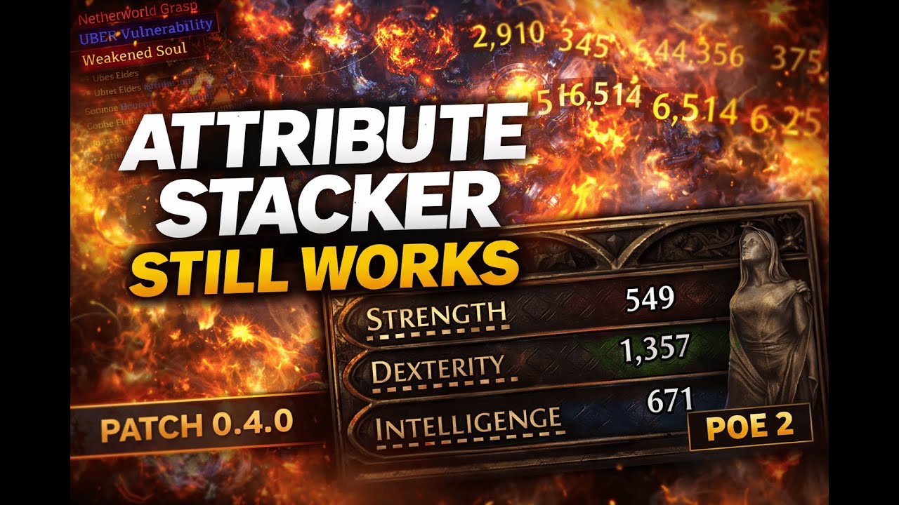 PoE 2 – Classic Attribute Stacker | Patch 0.4.0 (Fate of the Vaal)