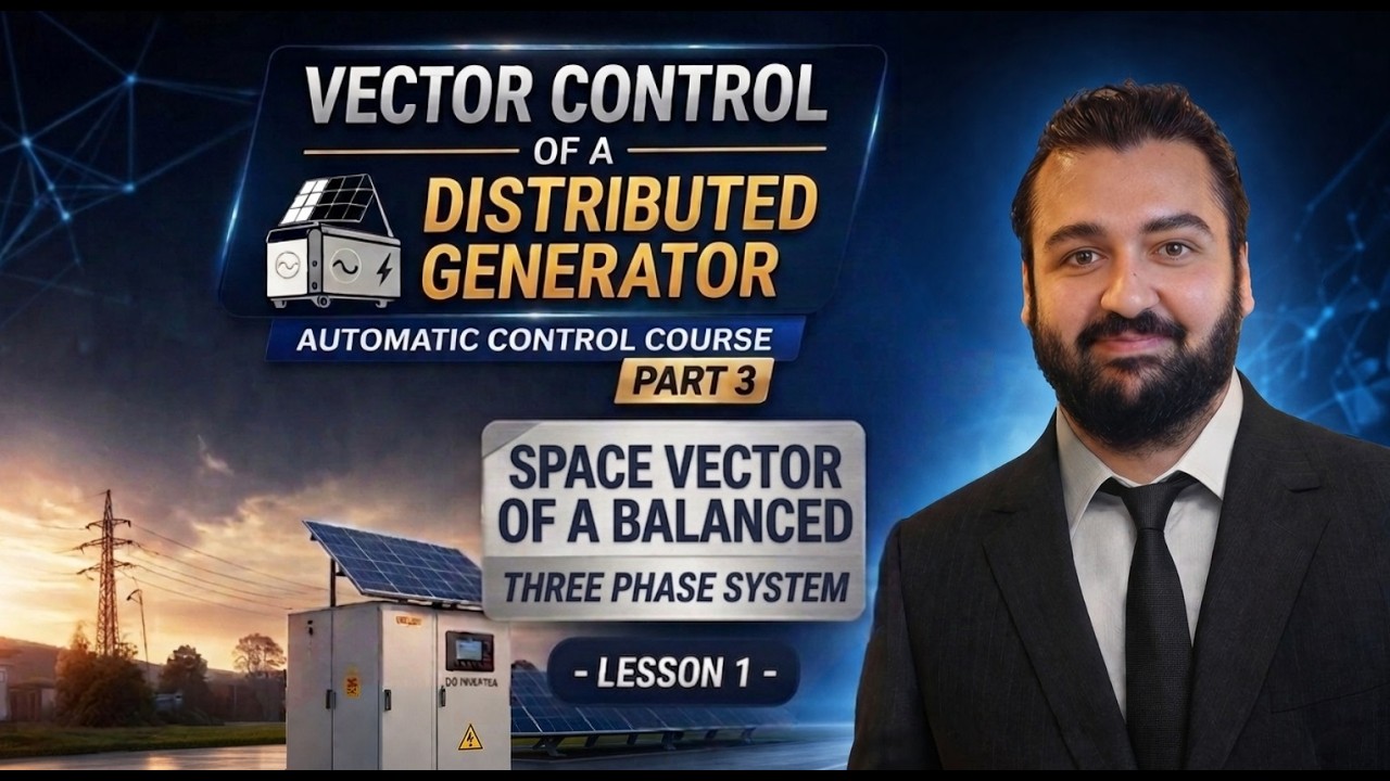Space Vector of a Balanced Three Phase System - Lesson 1