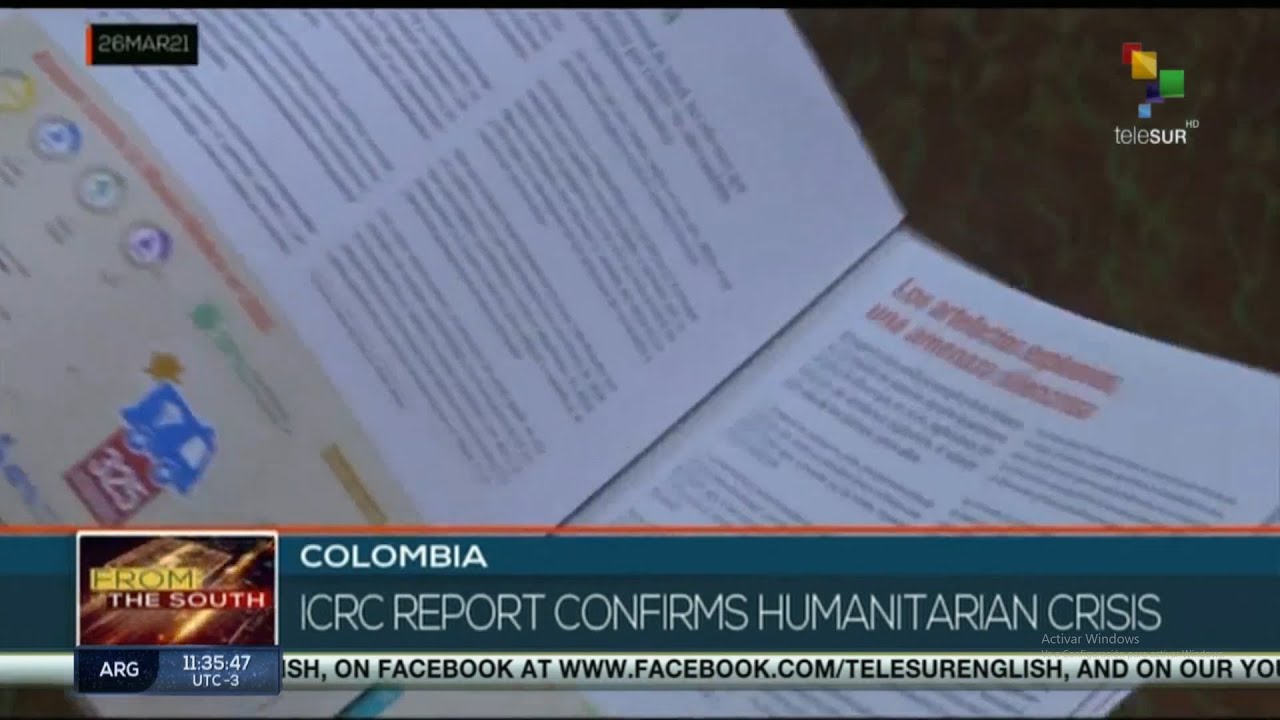 Colombia: ICRC report confirms humanitarian crisis