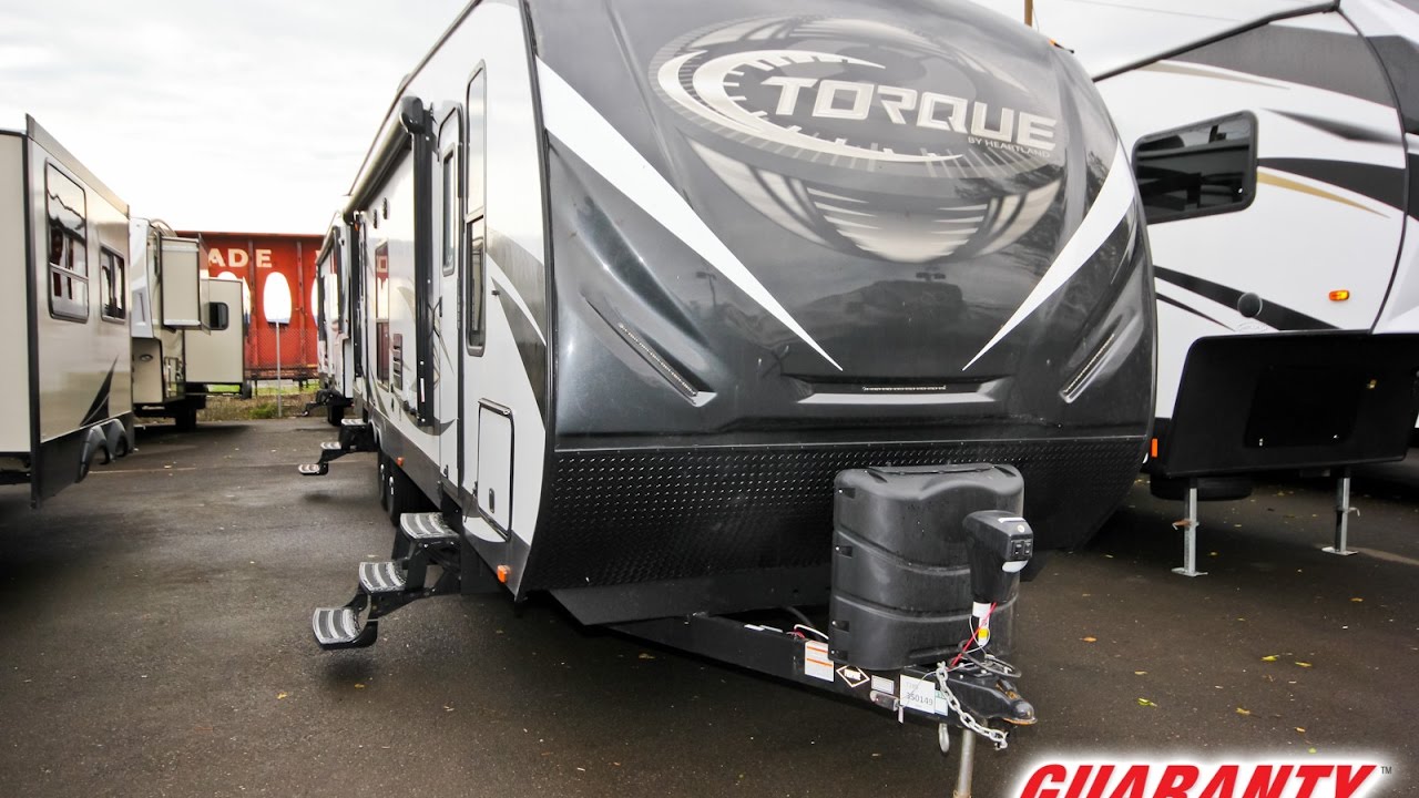 2018 Heartland Torque 285 Toy Hauler Travel Trailer Video Tour • Guaranty.com