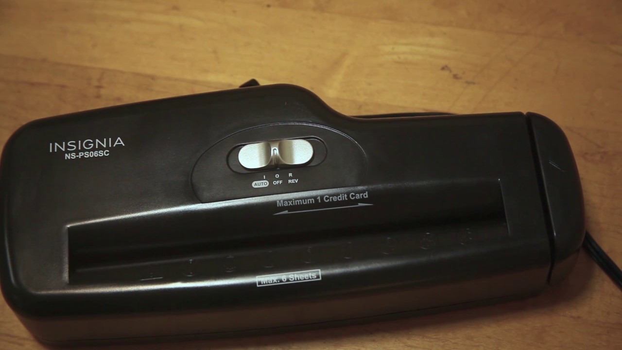 INSIGNIA BUDGET PAPER SHREDDER