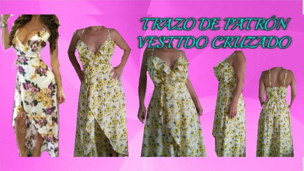 COMO HACER PATRÓN DE VESTIDO CRUZADO PARTE 1 ( BLUSA )