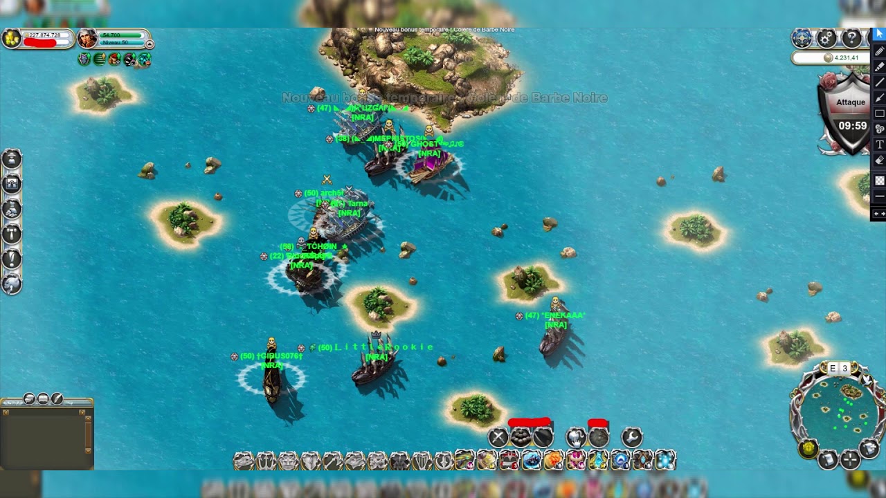 Pirate storm 2021 attaque invasion + arènes NRA