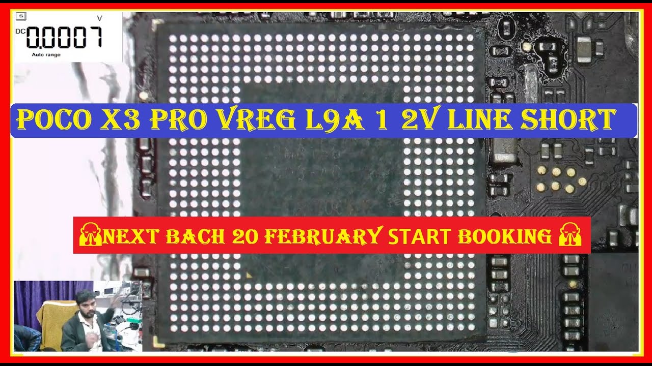 POCO X3 PRO VREG L9A 1 2V LINE SHORT  DONE BY Mobile Repairing Course Chhattisgarh #mysuccessteam