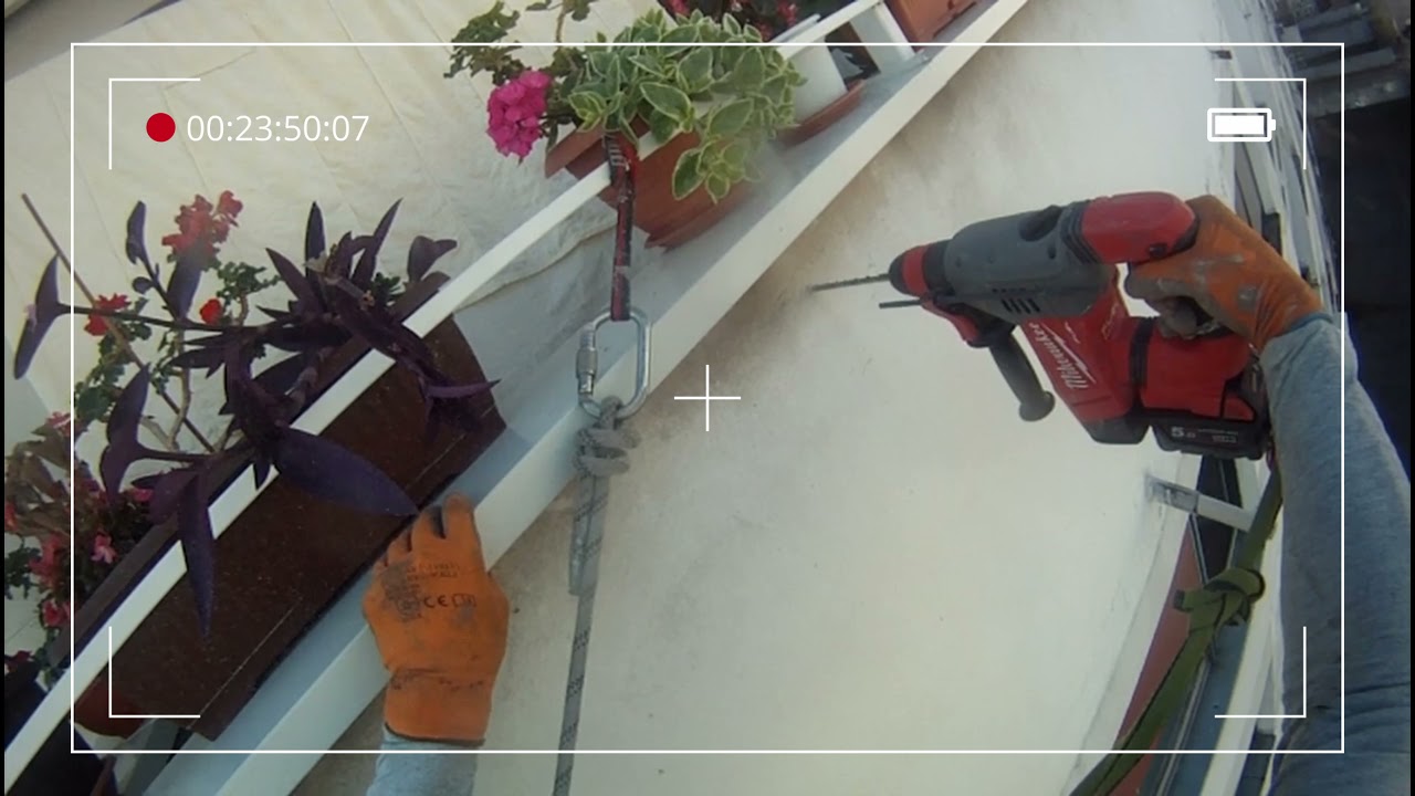 Rope access Anchor installation