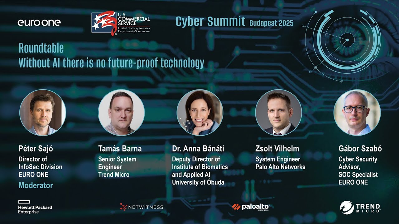 Kerekasztal - AI nélkül nincs jövőálló technológia (Cyber Summit Budapest 2025)