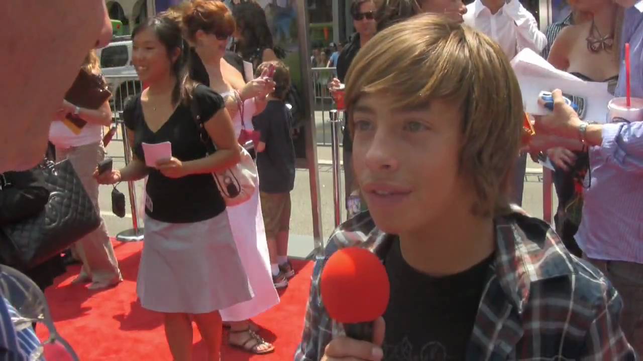 Jimmy Bennett at the Shorts Movie Premier