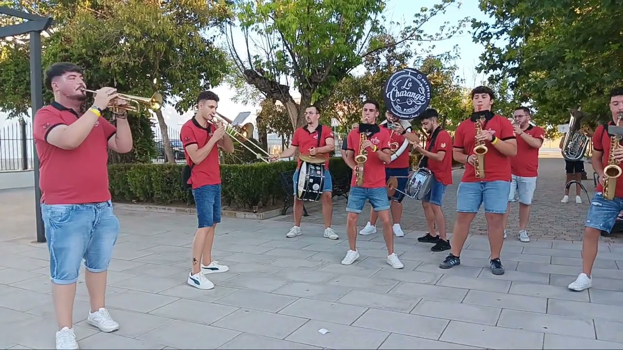 Las charangas toman las calles de Fuente Obejuna el sábado 30 de agosto de 2025.