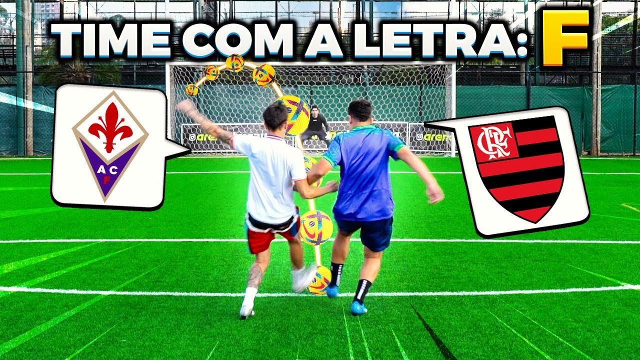 QUAL &Eacute; O TIME COM A LETRA.. #4 (ISSO NUNCA ACONTECEU! 😱)