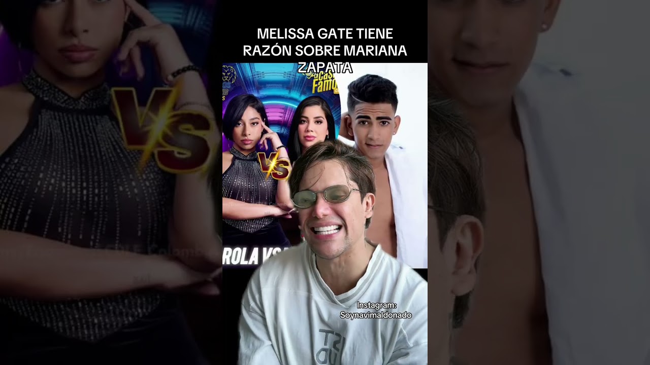MELISSA GATE TENIA RAZÓN SOBRE MARIANA ZAPATA !