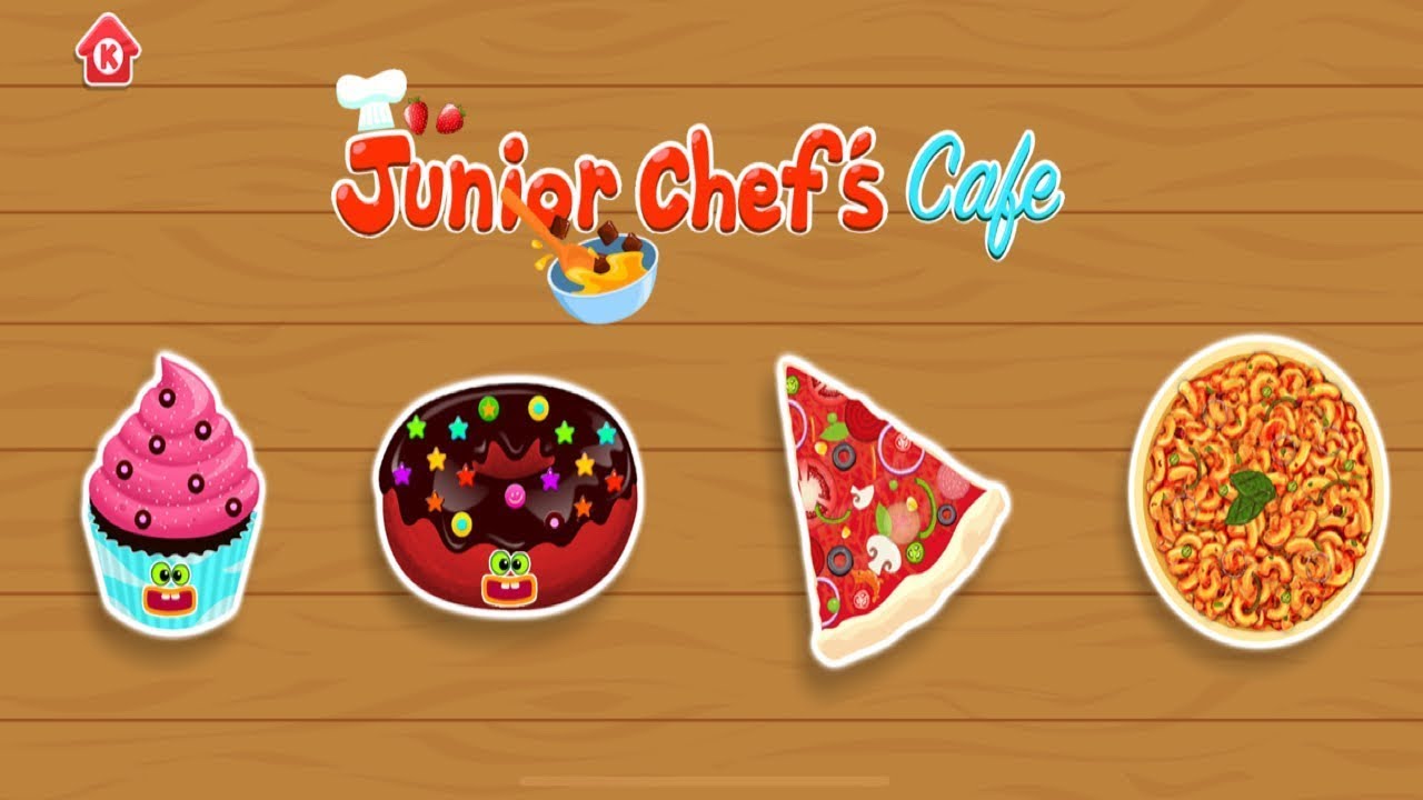 Junior's Chef Cafe : Kiddopia App -Fun Game- Early Learning Adventures-Fun Kids Game