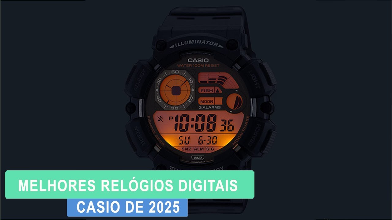 5 Melhores Rel&oacute;gios Digitais Casio Masculino Custo-Benef&iacute;cio de 2025