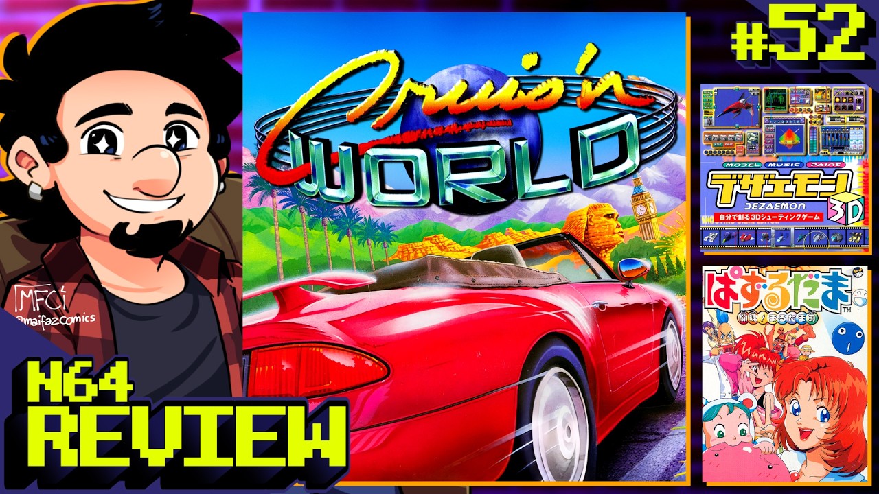 Zerando64 - Cruis'n World | Susume Taisen Puzzle Dama | Dezaemon3D (análise)