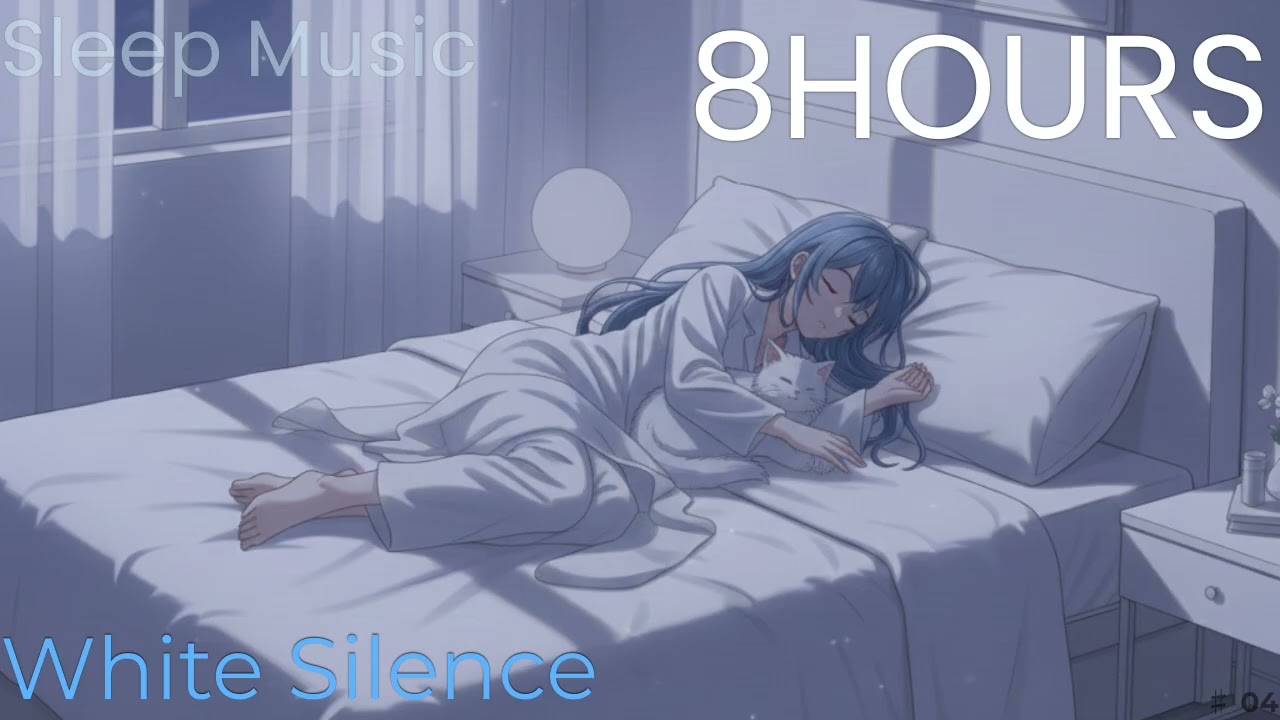 White Silence｜8 Hours Sleep Music for Peaceful Sleep（睡眠用BGM）