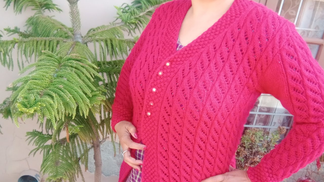 Beautiful Ladies Sweter for XL size  # breast size 40-42 Part-1 #knitting #artwork