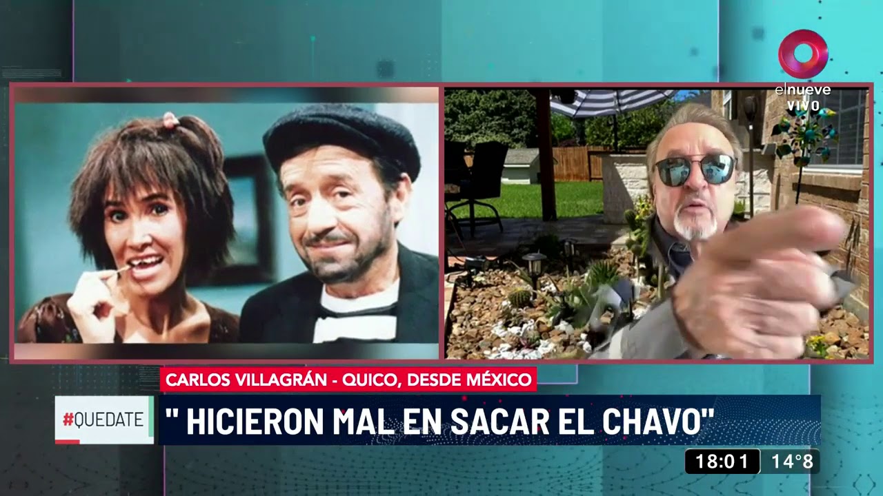 Carlos Villagrán: Hicieron mal en quitar El Chavo del 8