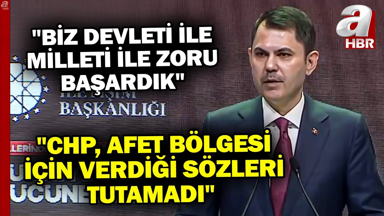 6 Şubat'ın 3. Yılında Asrın İnşası - Bakan Murat Kurum'dan Kritik Açıklamalar | A Haber