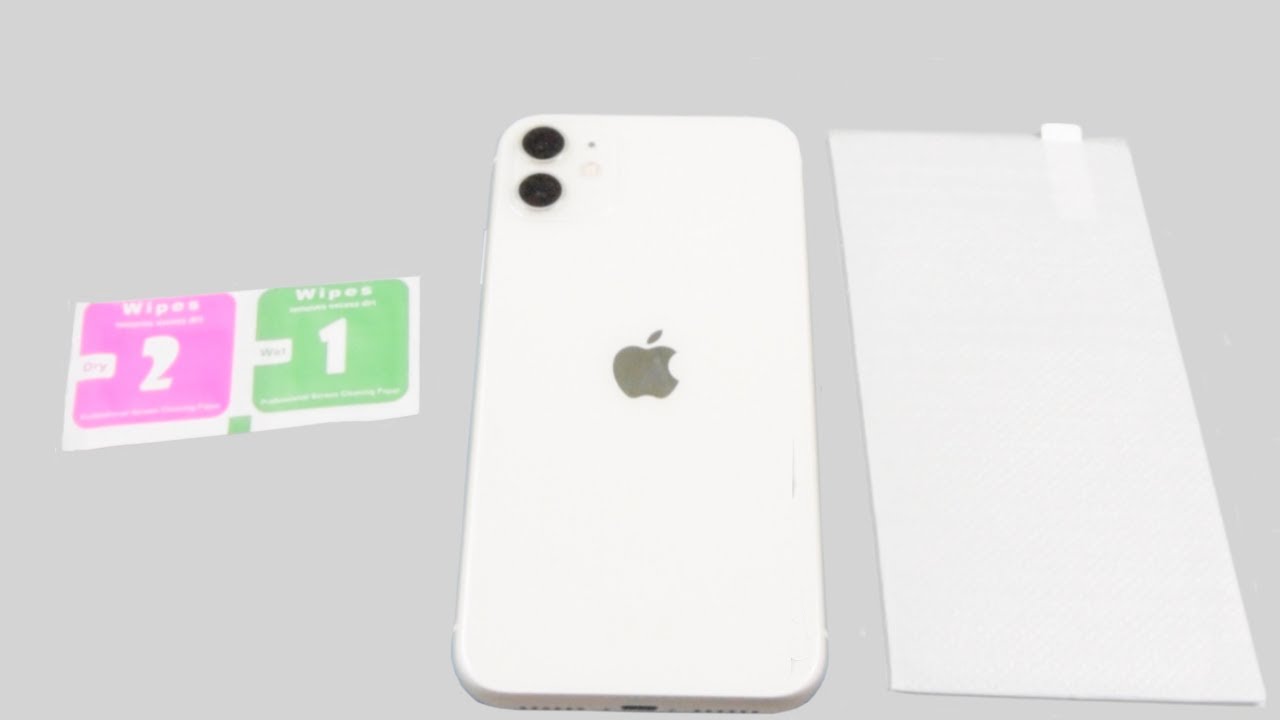 iPhone 11 Panzerglas anbringen   Displayschutzfolie, Schutzfolie