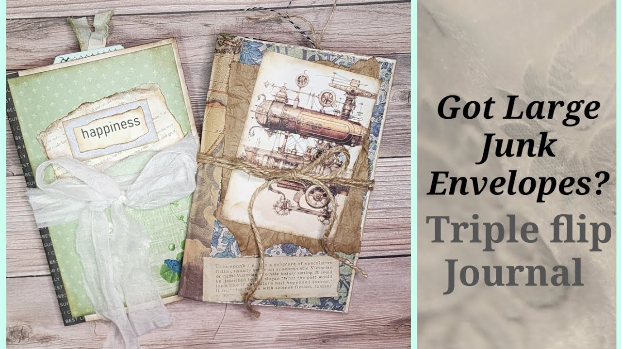 Wonderful Envelope Junk Journal  #junkjournalideas #envelopejournal