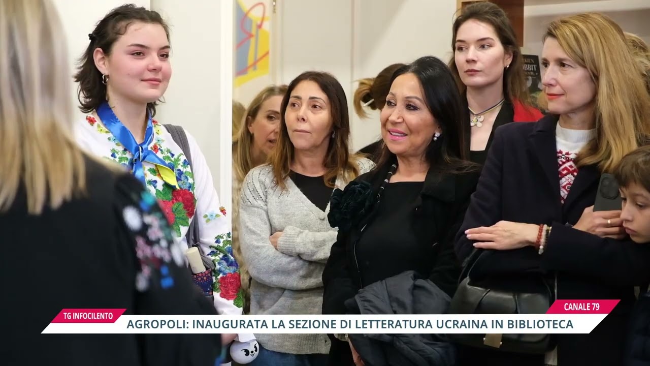 Agropoli: inaugurata la sezione di letteratura ucraina presso la Biblioteca