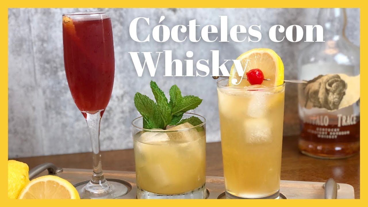 🥃 3 Cócteles Con WHISKY  ► Tragos de Whisky y Limón
