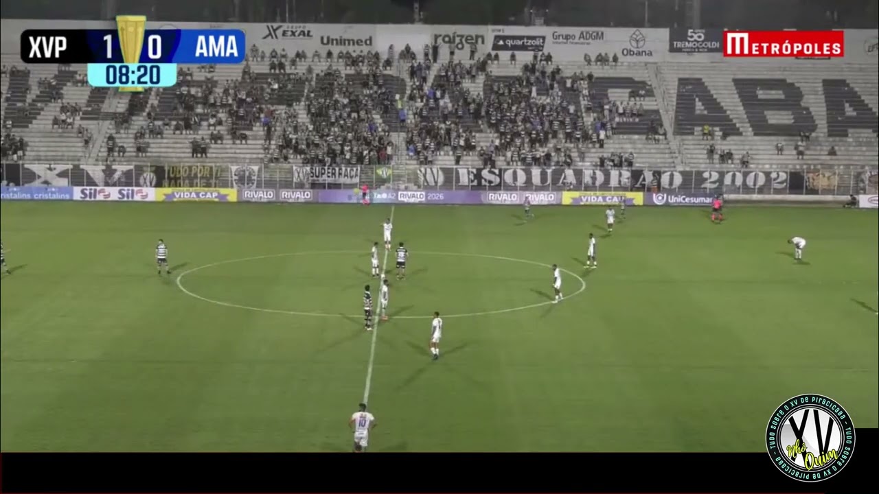 🔥 VENCE O NH&Ocirc; QUIM! 🖤🤍⚽ XV de Piracicaba 2 x 0 Monte Azul🏆 Paulista A2 2026 | 7&ordf; Rodada💪