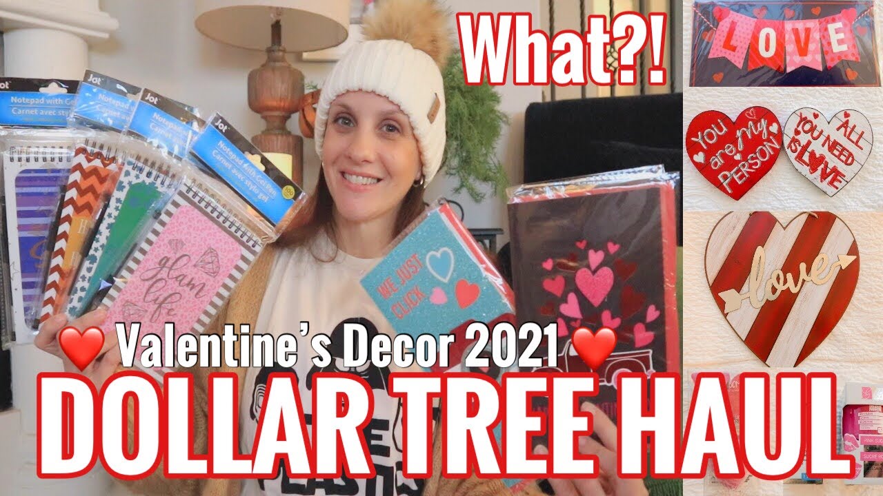 DOLLAR TREE HAUL *NEW 2021 VALENTINE&rsquo;S DAY RELEASED ITEMS*