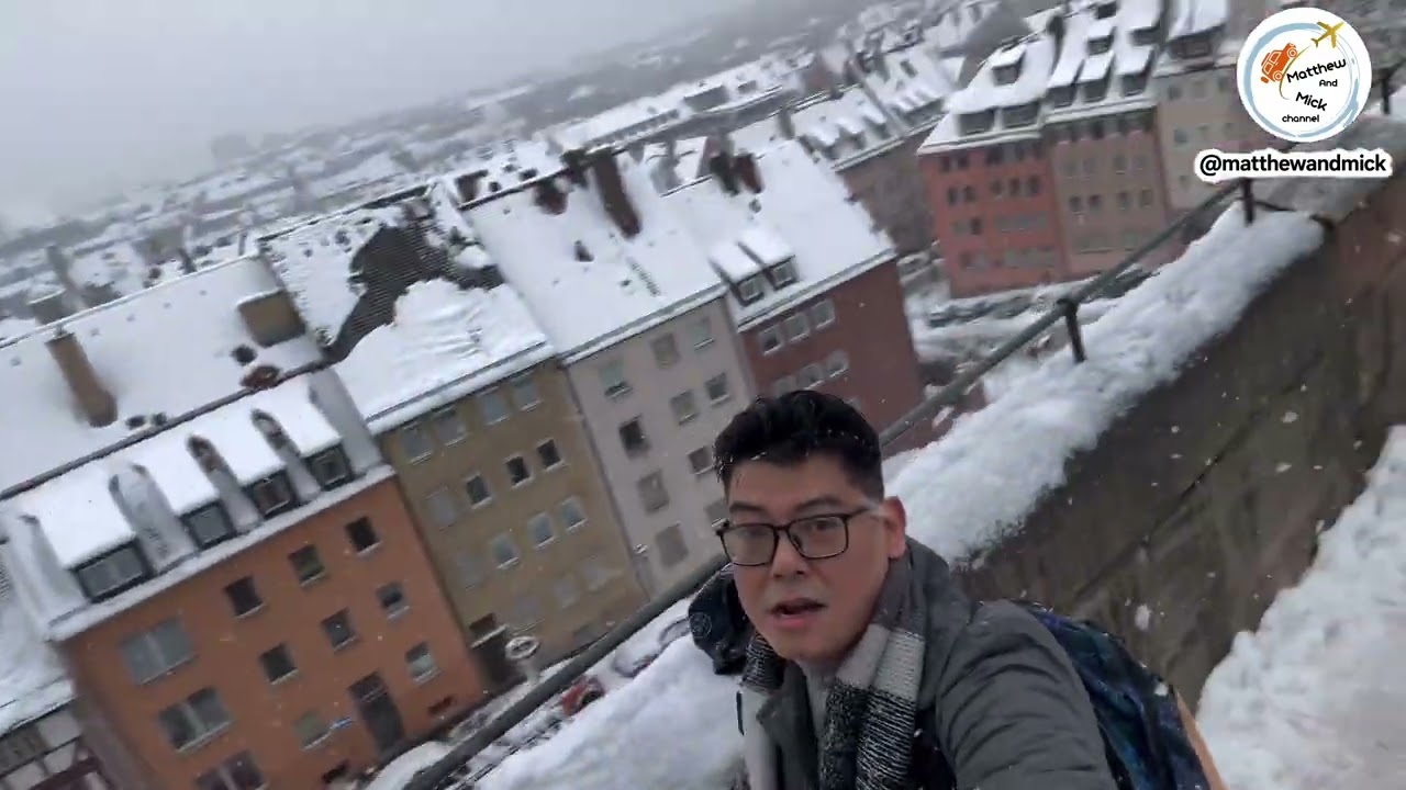 風雪中的紐倫堡城堡