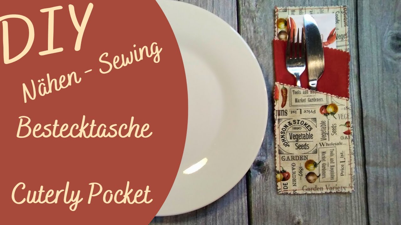 Bestecktasche Nähen // Sew a Cutlery Pocket
