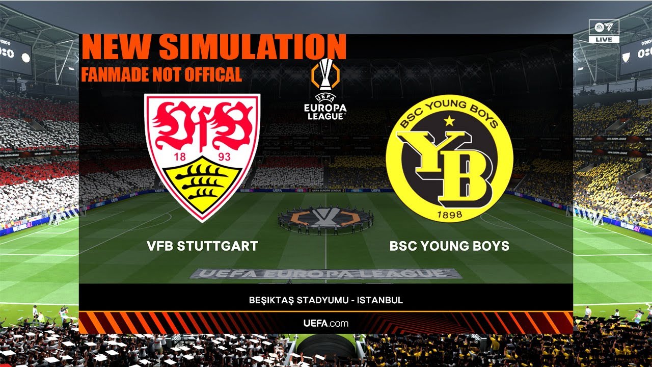 VfB Stuttgart vs BSC Young Boys | Europa League Gameplay Simulation | Fan-Made