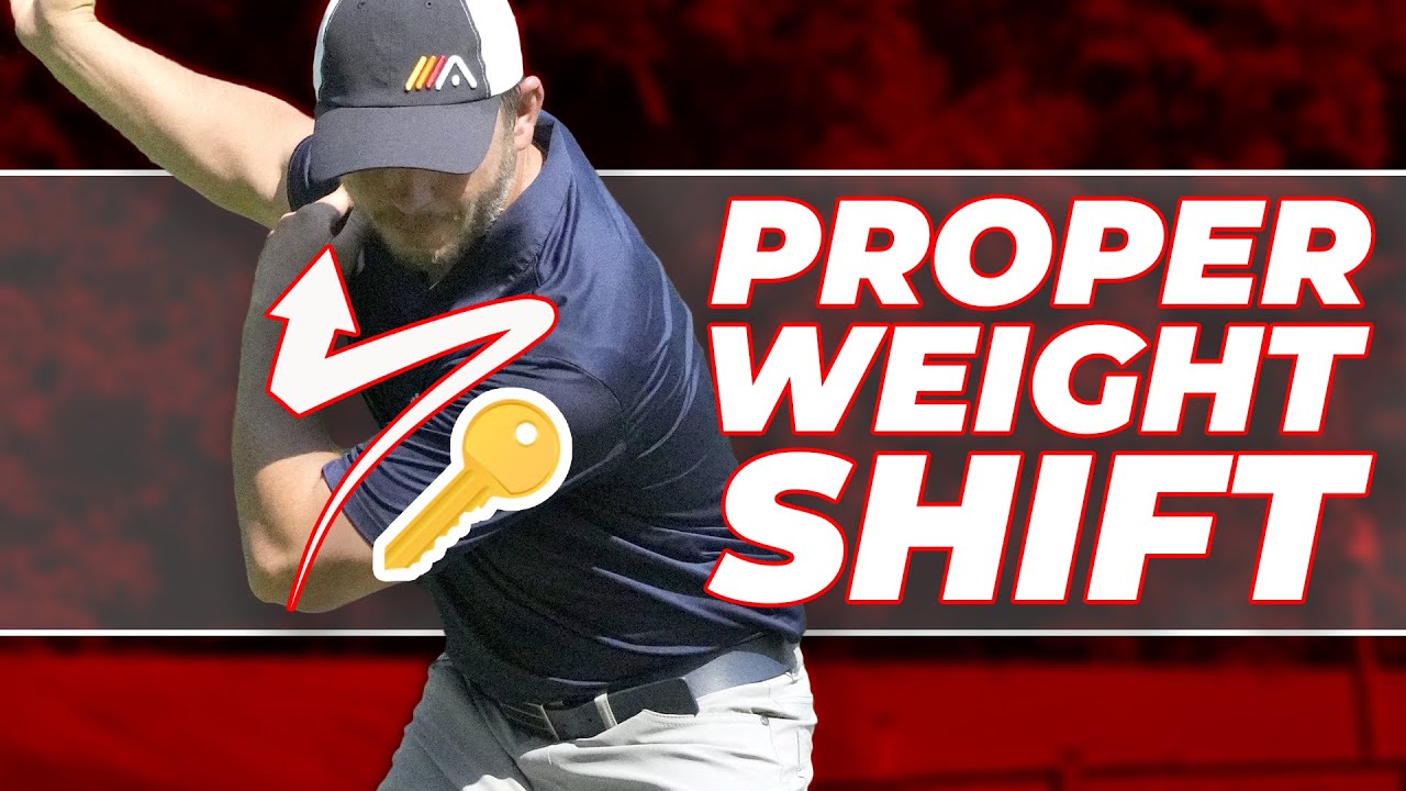 Правильное смещение веса при ударе в гольфе! 🔑 😱