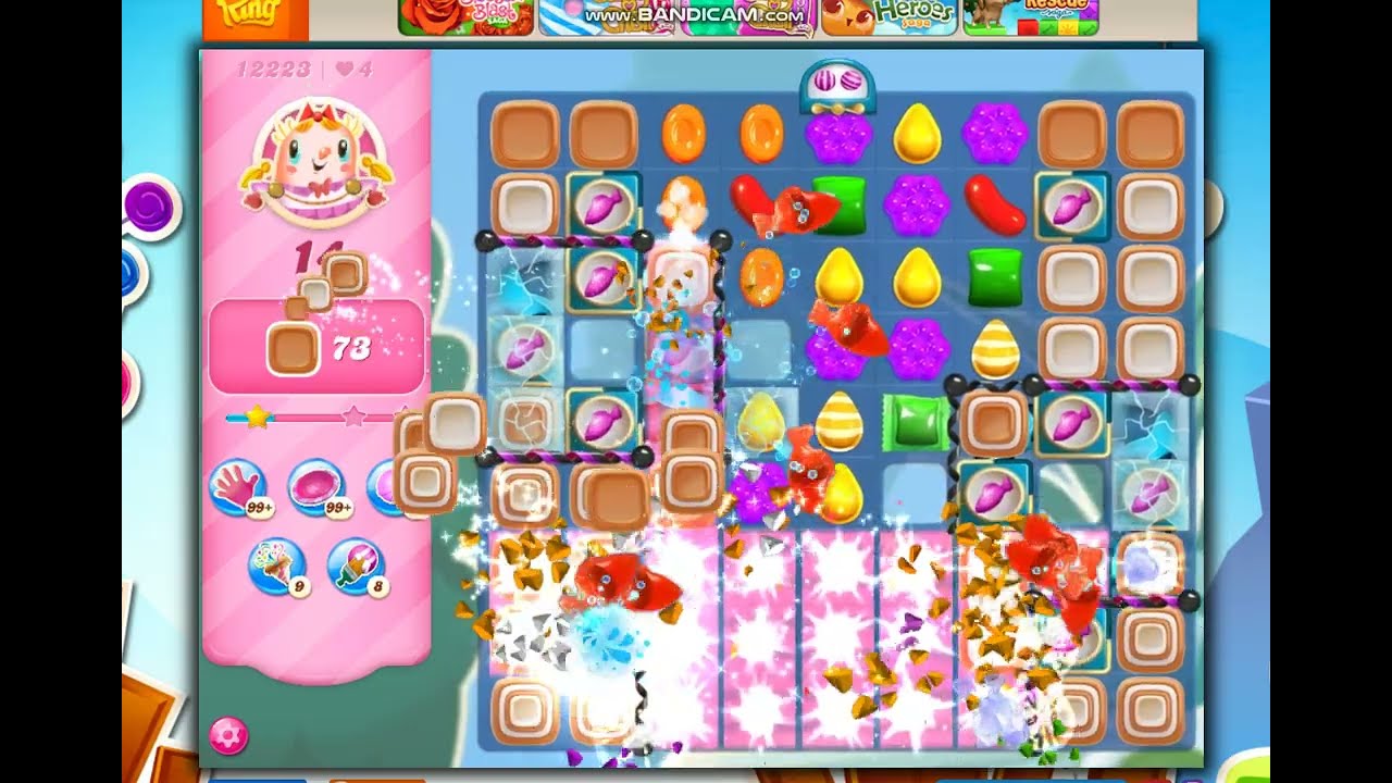 Candy Crush Saga Level 12223 - 24 Moves NO BOOSTERS