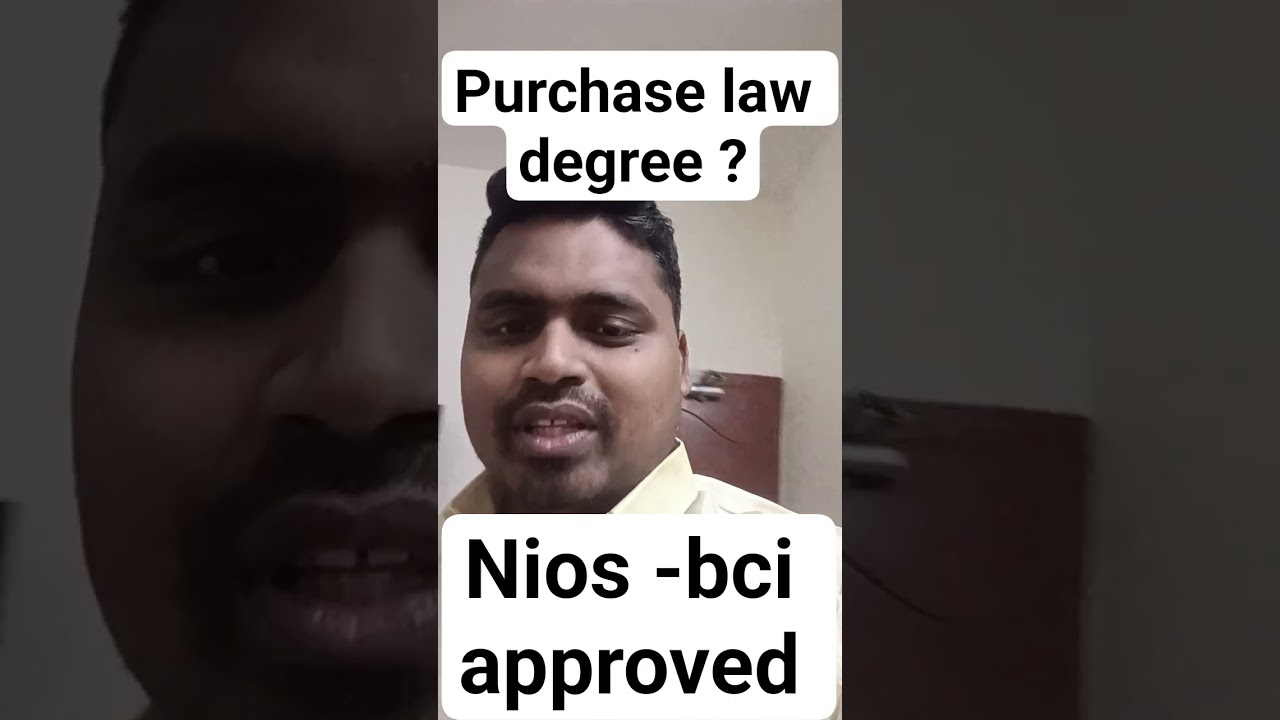 purchase law degree #nios #bosse #aposs #lawadmission #viral #police #bci