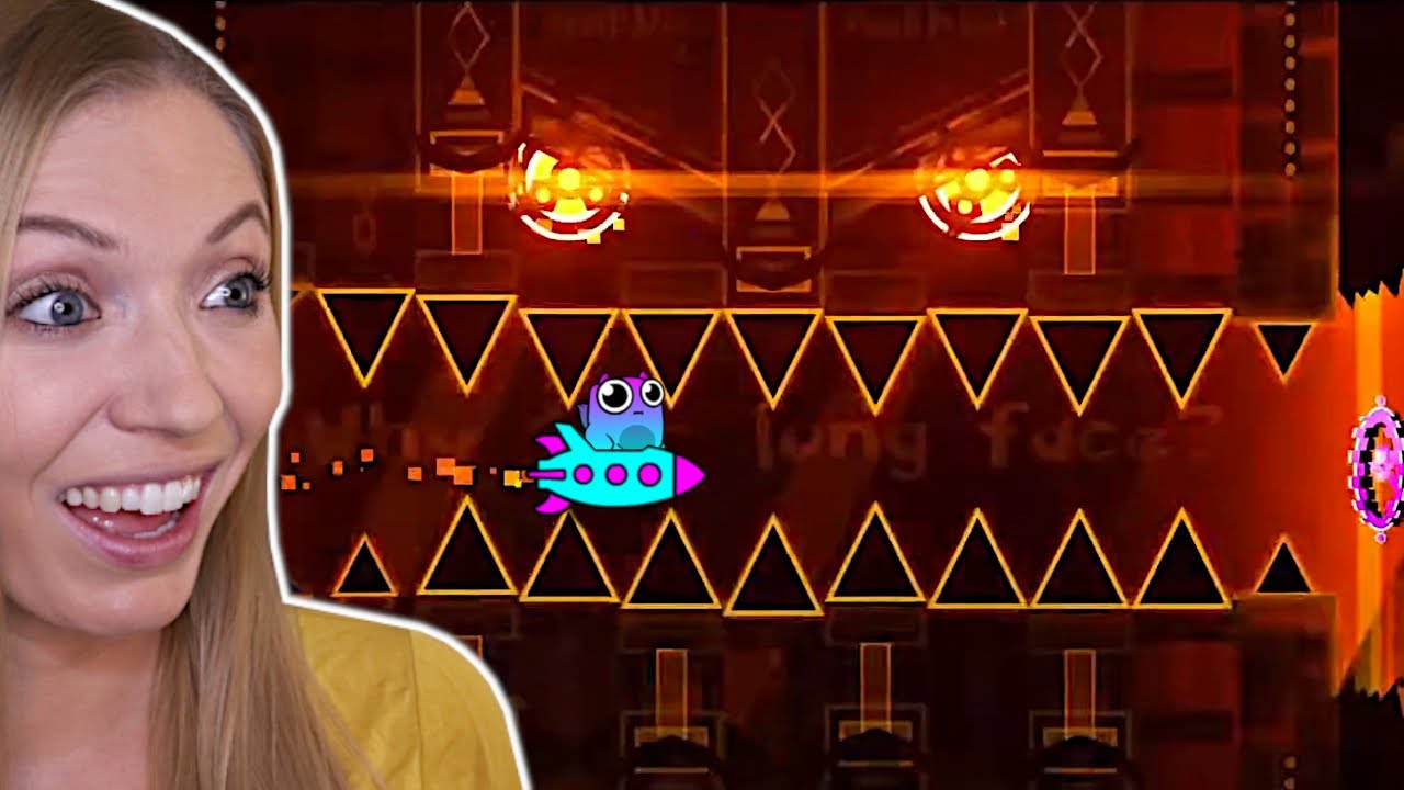 Я ПОПРОБОВАЛ НОВЫЙ САМЫЙ СЛОЖНЫЙ УРОВЕНЬ Geometry Dash! (Flamewall)