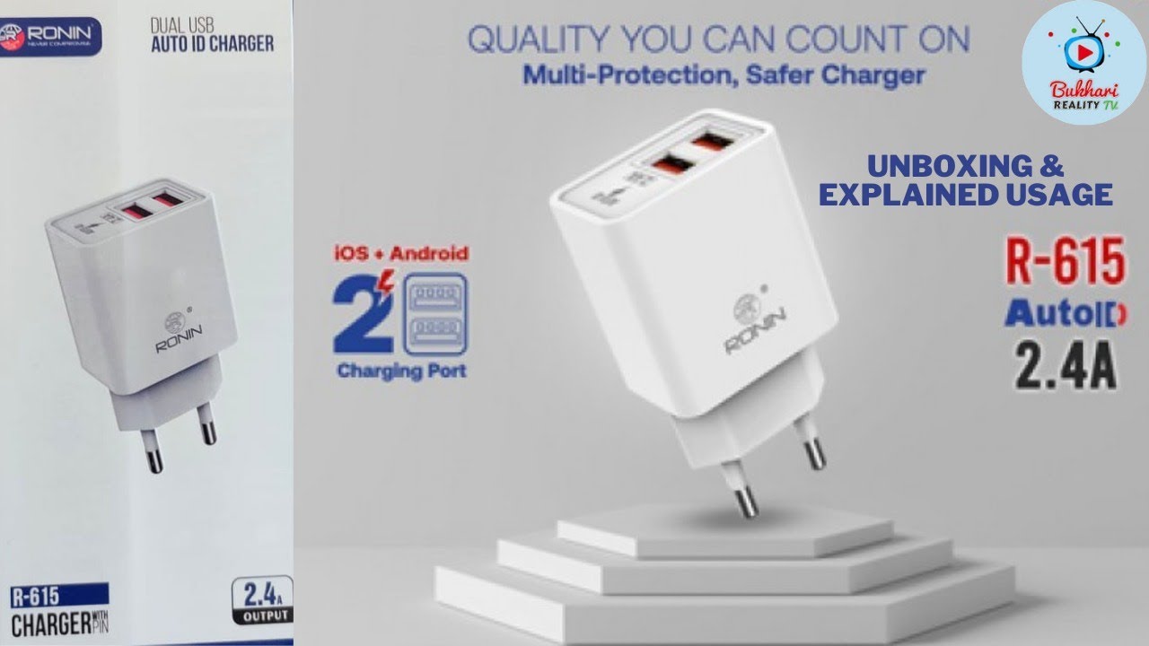 Ronin R-615 Fast Mobile Charger Unboxing & Full Review Price in Pakistan?