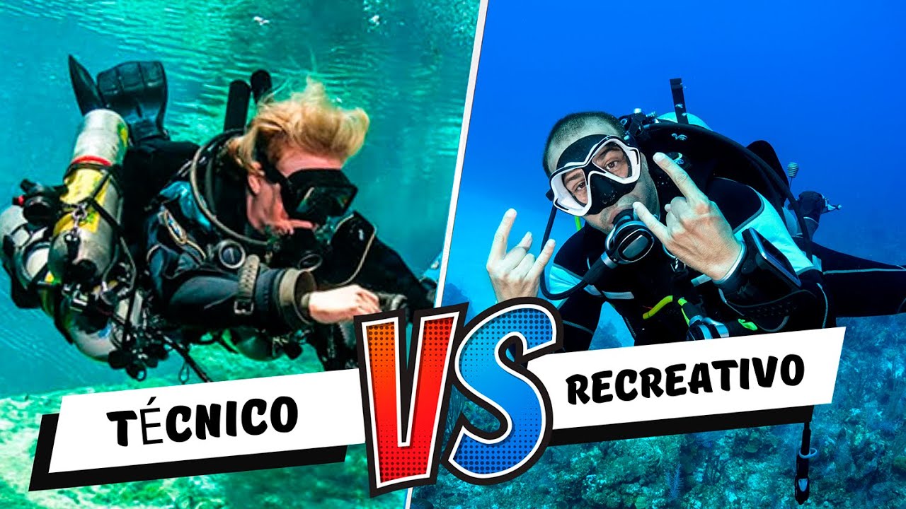 Buceo T&eacute;cnico vs. Buceo Recreativo | Todo lo que Debes Saber