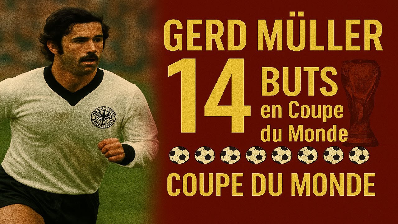 World cup legend : Gerd Muller best goals with Germany