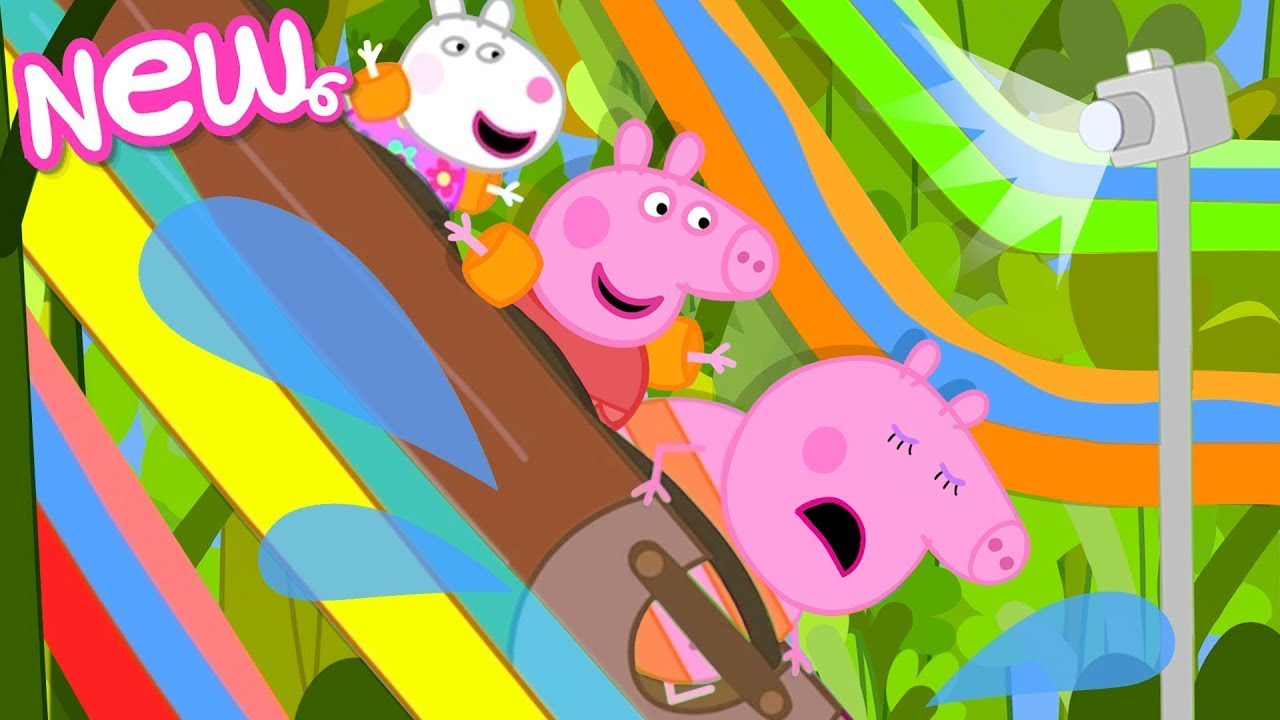 Peppa Pig Tales 💦 Super Soggy Water Slide Ride 🛝 BRAND NEW Peppa Pig Episodes