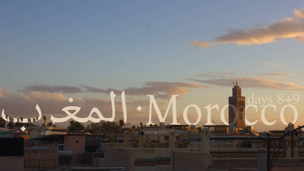 Morocco المغرب - Days 8+9 - Marrakesh, Madrasa Ben Youssef, Le Jardin Secret and Going home.